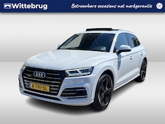 Audi Q5 - 55 TFSI e quattro S-Line / AUTOMAAT/ 367 PK/ PANO/ LUCHTVERING/ LEER/ TREKHAAK/ CAMERA/ AC