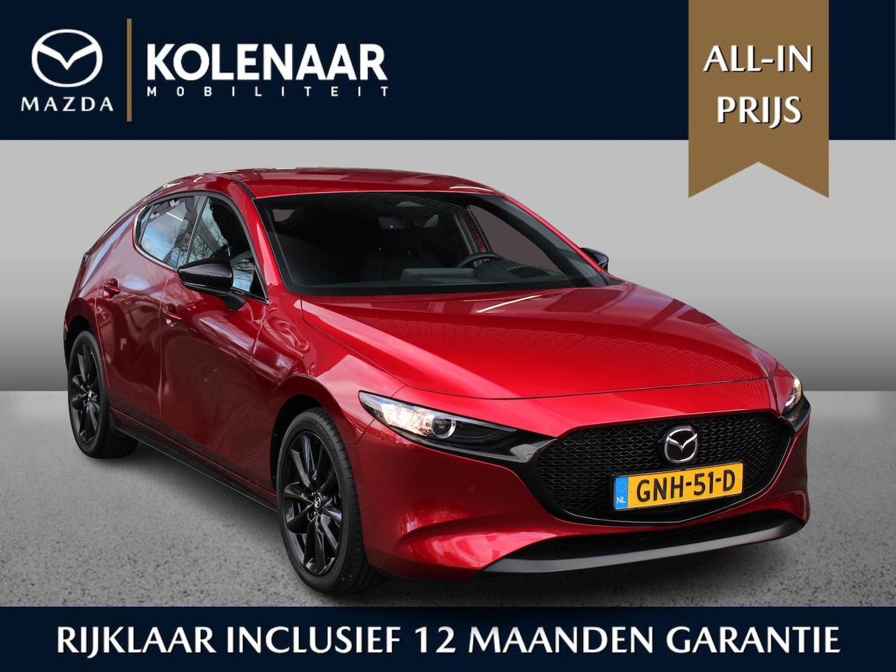 Mazda 3 - Homura 2.0 automaat e-Sky-X 186pk /1e eigenaar/Dealeronderhouden/Navi/HUD/Keyless/Airco/Ca - AutoWereld.nl