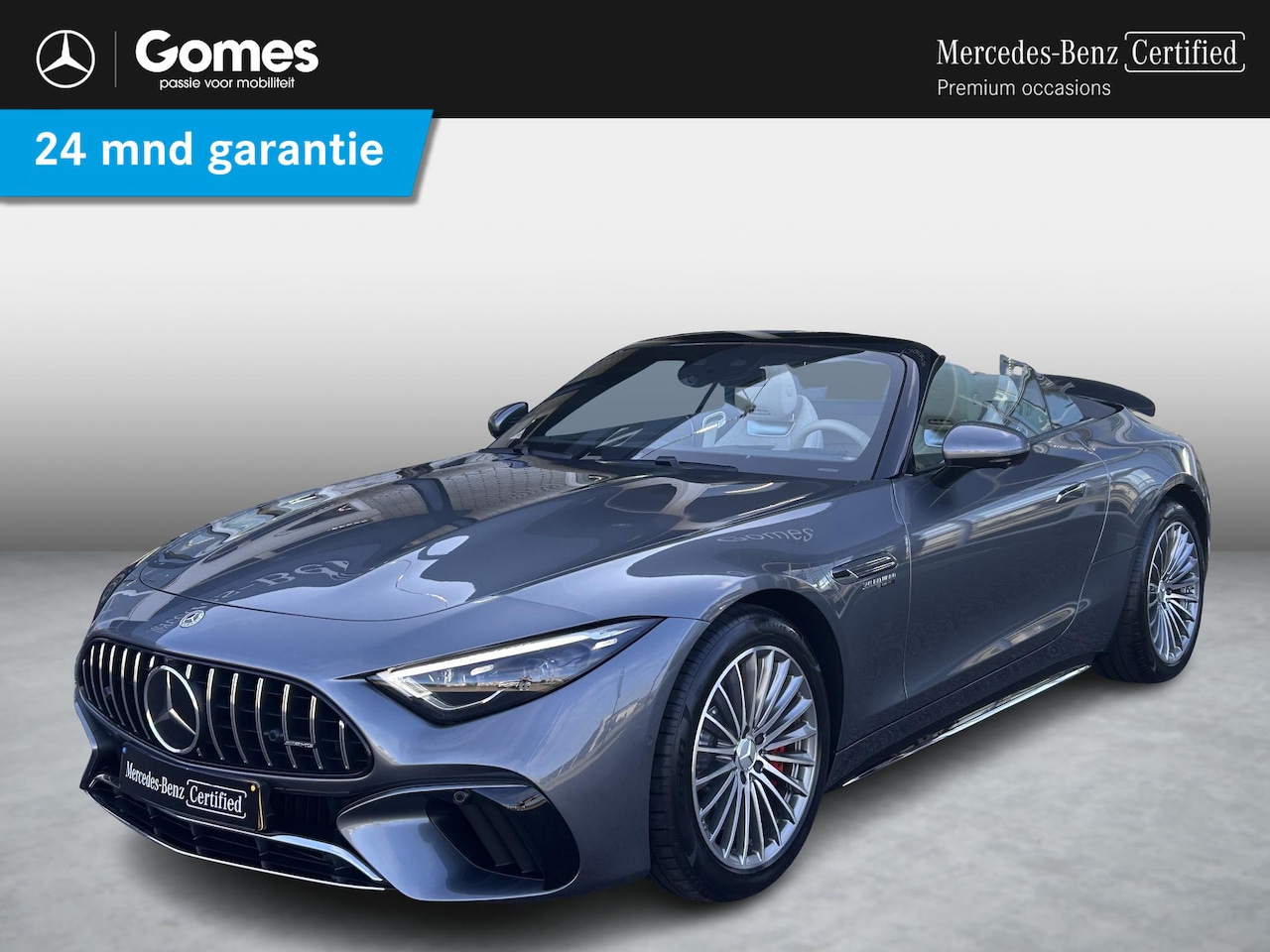 Mercedes-Benz SL-klasse Roadster - AMG 55 4MATIC+ | Beige Leder | Head Up display | Massage | Burmester | - AutoWereld.nl