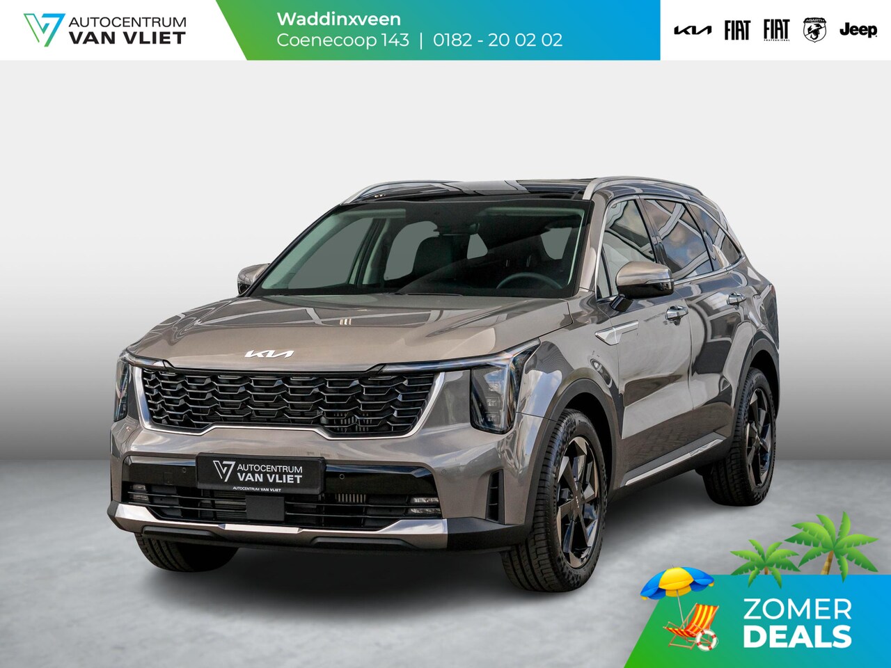 Kia Sorento - 1.6 T-GDi Plug-in Hybrid 4WD DynamicPlusLine 7p. 1.6 T-GDi Plug-in Hybrid 4WD DynamicPlusLine 7p. | Direct leverbaar - AutoWereld.nl