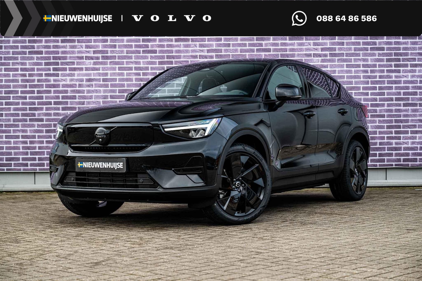 Volvo EC40 - Single Motor Extended Range Ultra Europa Black Editon | 360 graden camera | Harman/Kardon - AutoWereld.nl