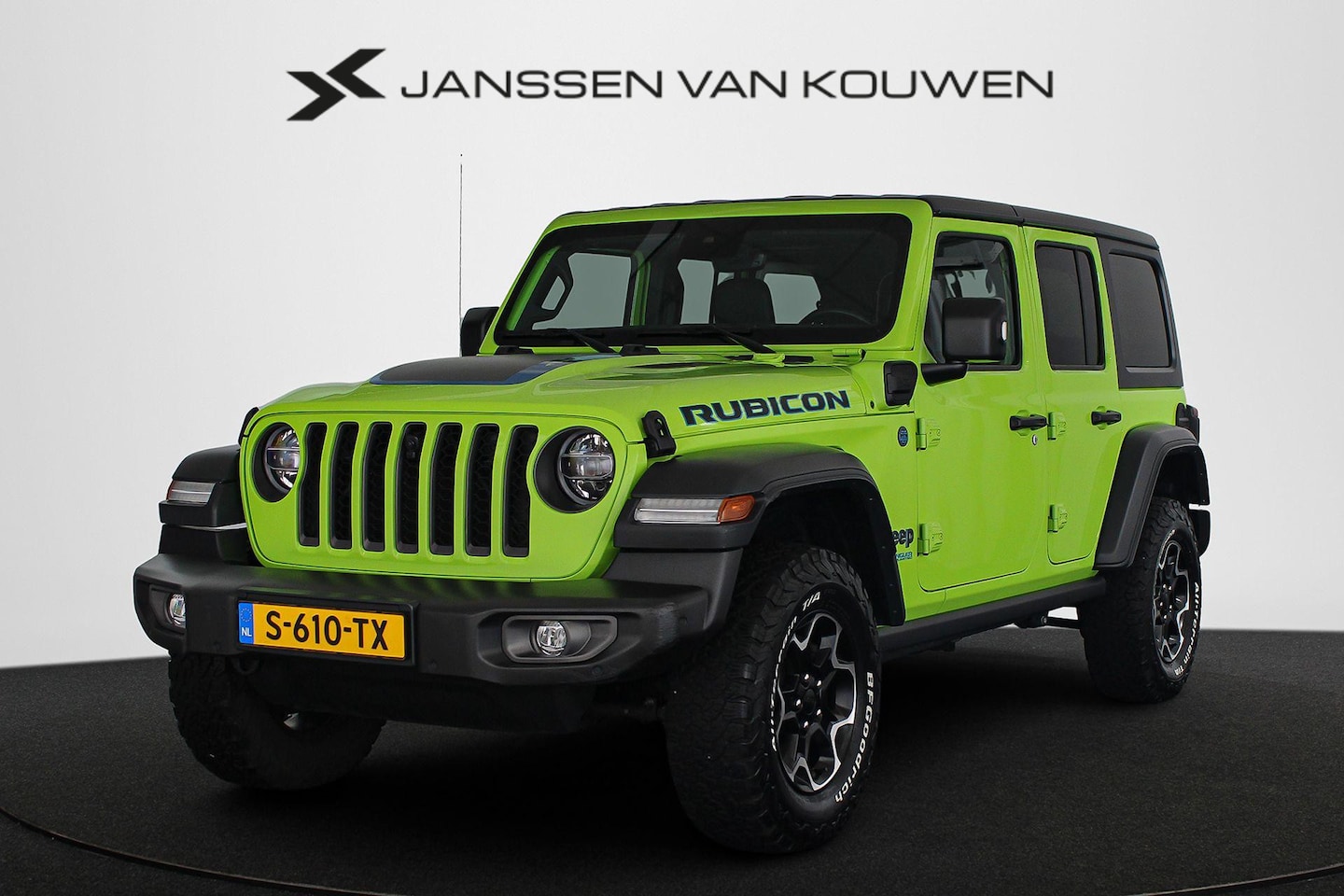 Jeep Wrangler Unlimited - 4xe 380 Rubicon Leder Stuur-Stoelverwarming Camera Alpine Keyless - AutoWereld.nl