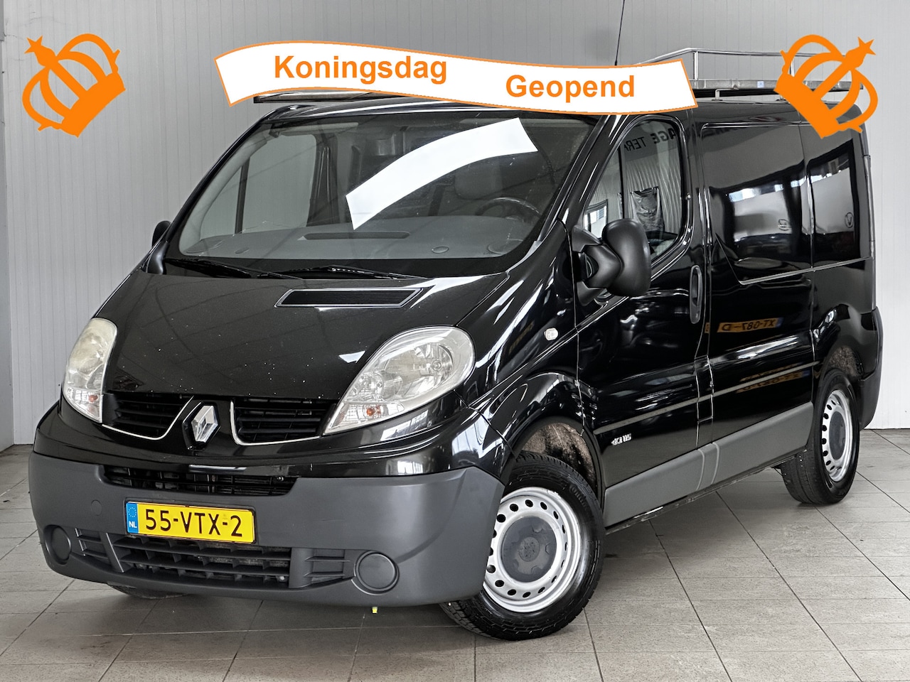 Renault Trafic - 2.0 dCi T27 L1H1/ MARGE!/ Airco/ 3-Pers./ Imperiaal!/ Trekhaak/ 6-Bak/ Zij-Schuifdeur Rech - AutoWereld.nl