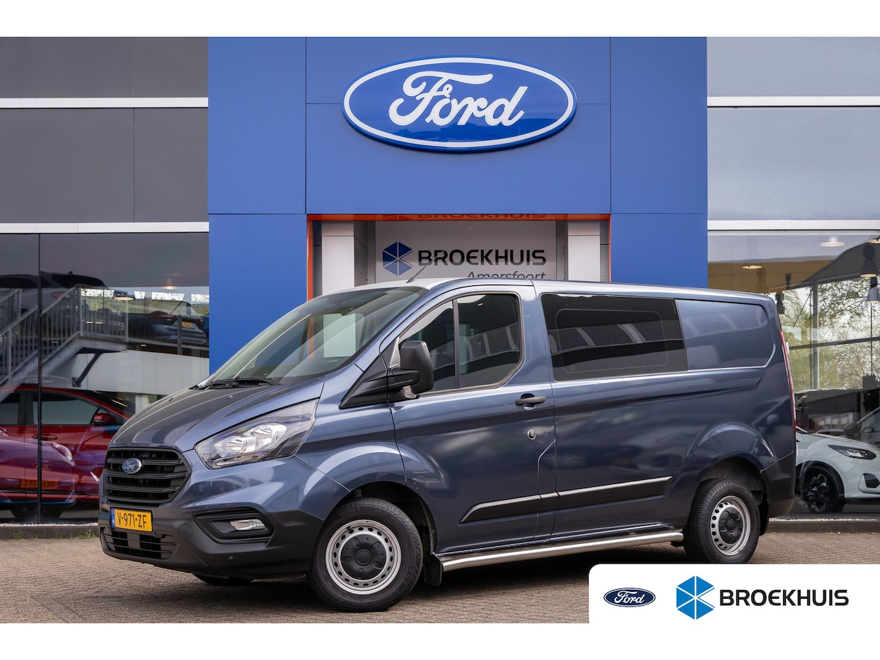 Ford Transit Custom - 280 2.0 TDCI L1H1 Ambiente DC | MARGE bus! Prijs is incl btw/bpm! | Dubbele cabine! | Airc - AutoWereld.nl