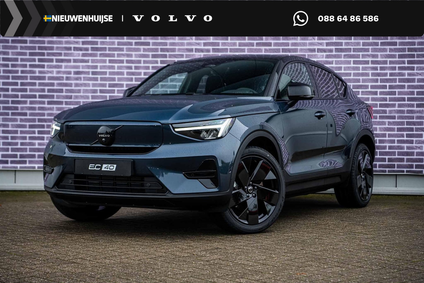 Volvo EC40 - Single Motor Extended Range Ultra Europa Black Editon | 360 graden camera | Harman/Kardon - AutoWereld.nl