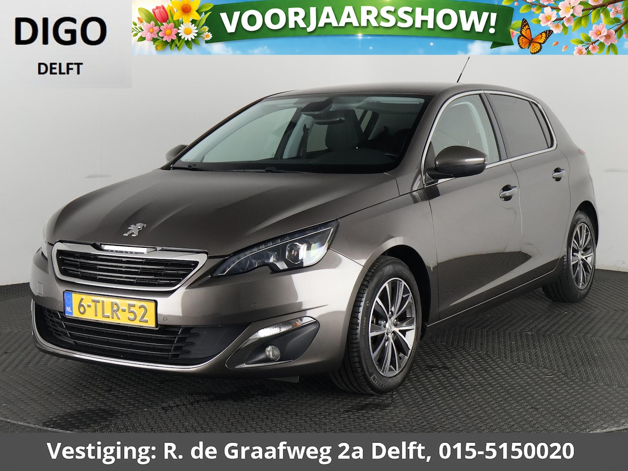 Peugeot 308 - 1.6 THP Allure | Navigatie | Stoelverwarming | Parkeersensoren Voor & Achter | - AutoWereld.nl