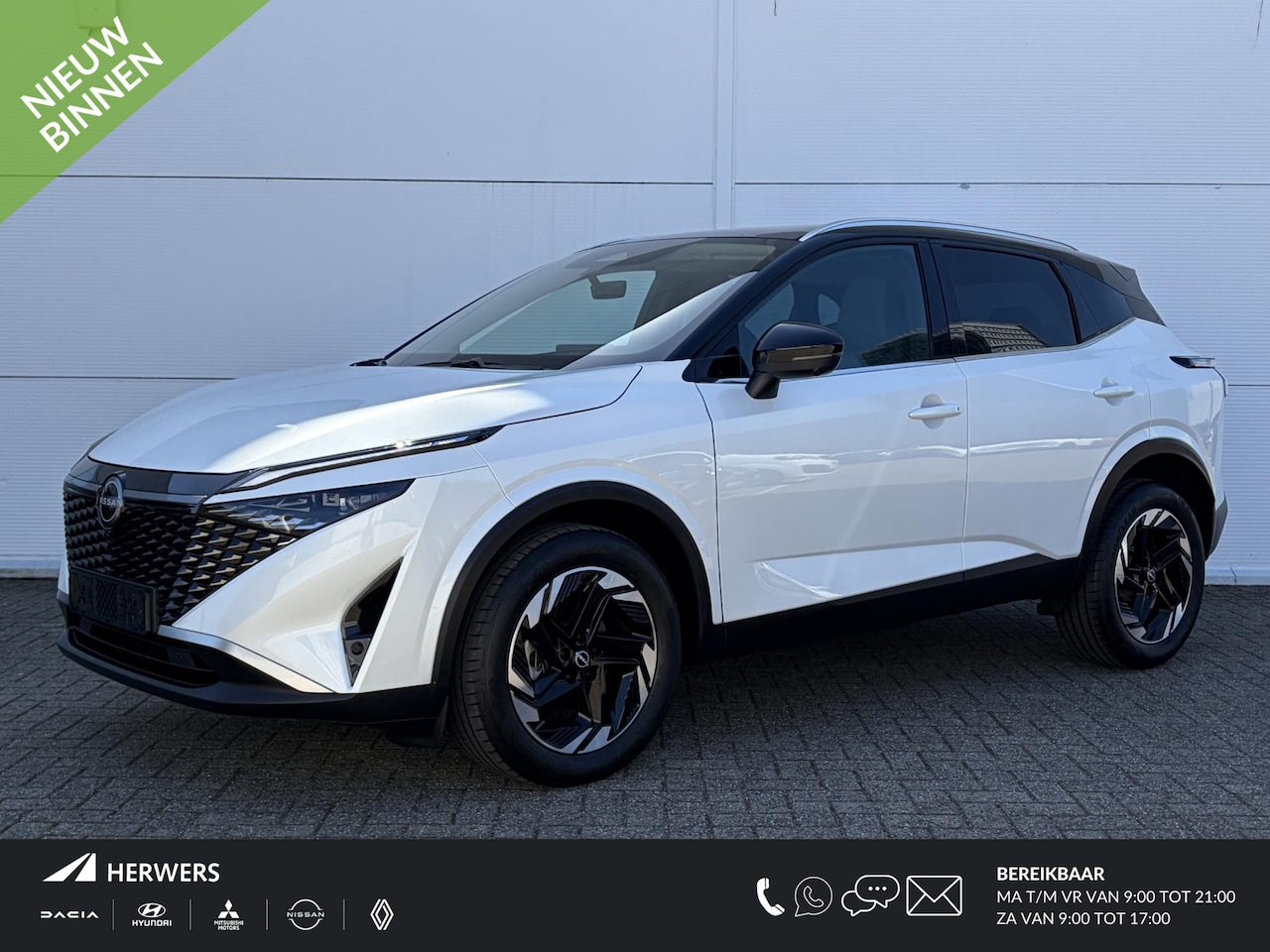 Nissan Qashqai - 1.3 MHEV Xtronic N-Connecta Automaat / Facelift Model / Fabrieksgarantie tot 04-2028<100.0 - AutoWereld.nl