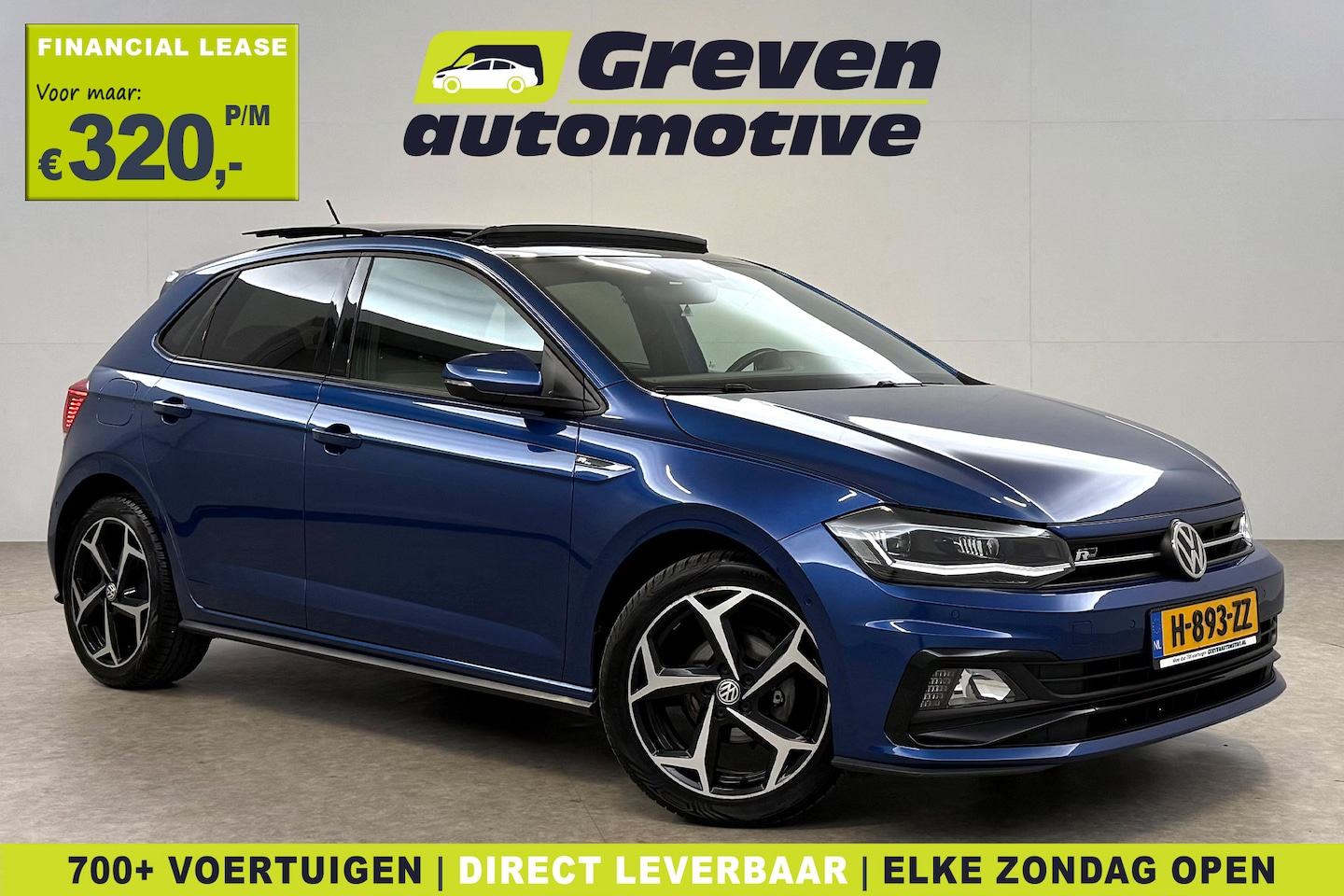 Volkswagen Polo - 1.0 TSI R-line | Pano | Virtual | Carplay | Adap. Cruise | Clima | Parkeersens. - AutoWereld.nl