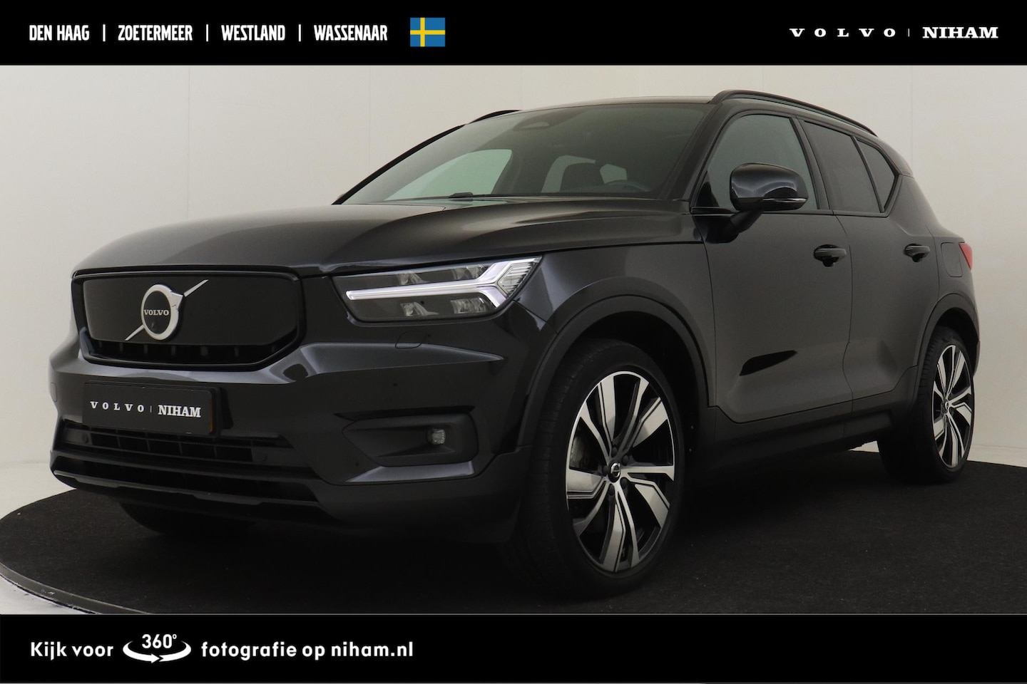 Volvo XC40 - RECHARGE P8 AWD R-DESIGN -PANO.DAK|HARMAN/KARDON|360°CAM|ADAP.LED|WARMTEPOMP|LEDER|ADAP.CR - AutoWereld.nl