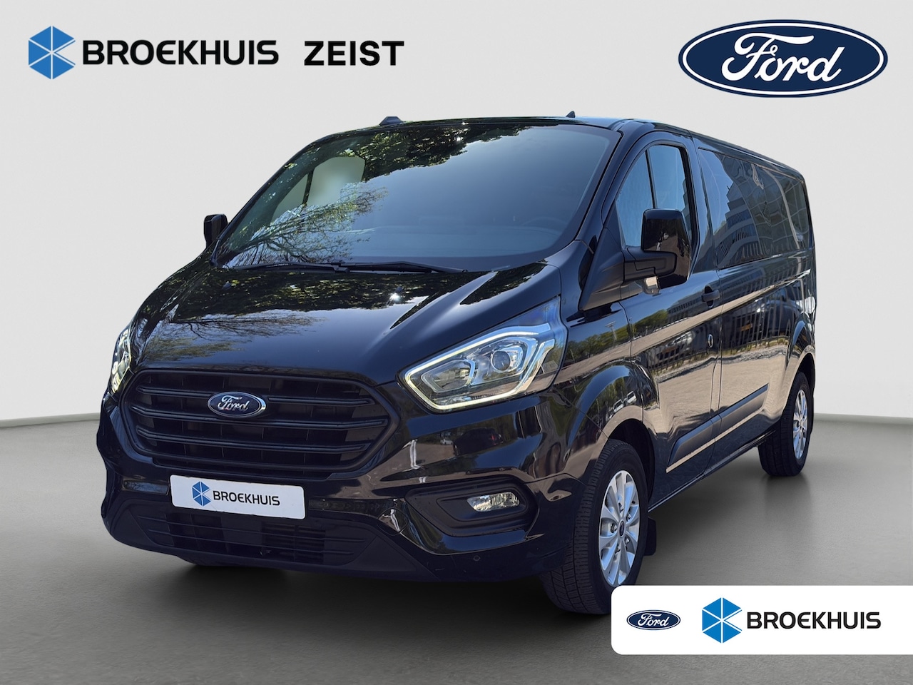 Ford Transit Custom - 300 2.0 TDCI L2H1 Limited DC Dealer onderhouden | nieuwe distributieriem maart 2026 | trek - AutoWereld.nl