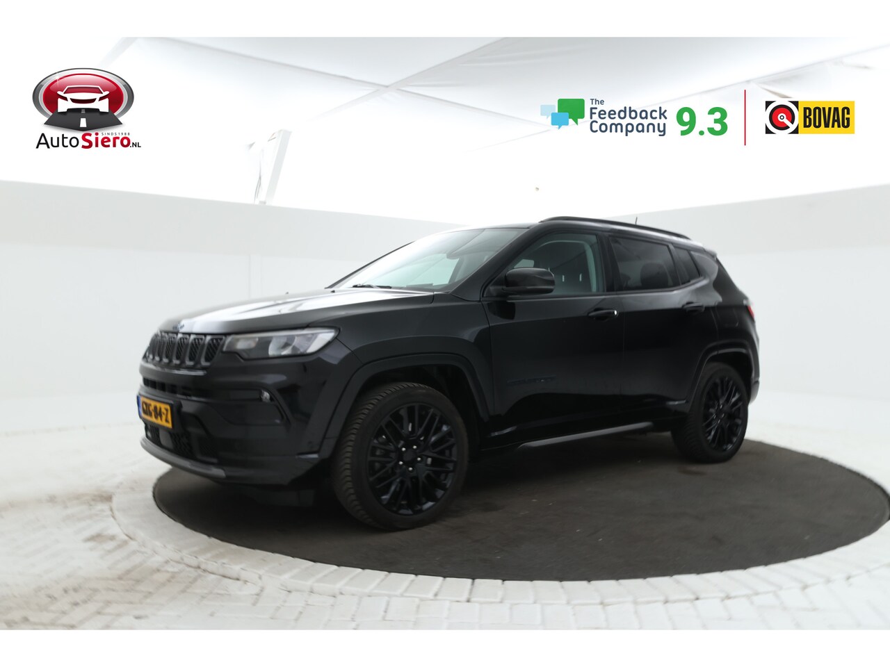 Jeep Compass - 4xe 240 Plug-in Hybrid Electric 80th Anniversary Trekhaak, Automaat, Full Black! - AutoWereld.nl