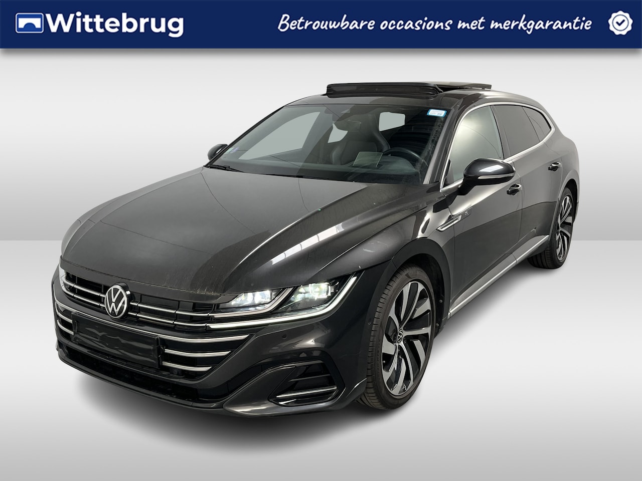 Volkswagen Arteon Shooting Brake - 1.4 TSI eHybrid R-Line / AUTOMAAT/ PANODAK/ LEDER/ KEYLESS/ MEMORY SEAT/ TREKHAAK/ STOELVE - AutoWereld.nl