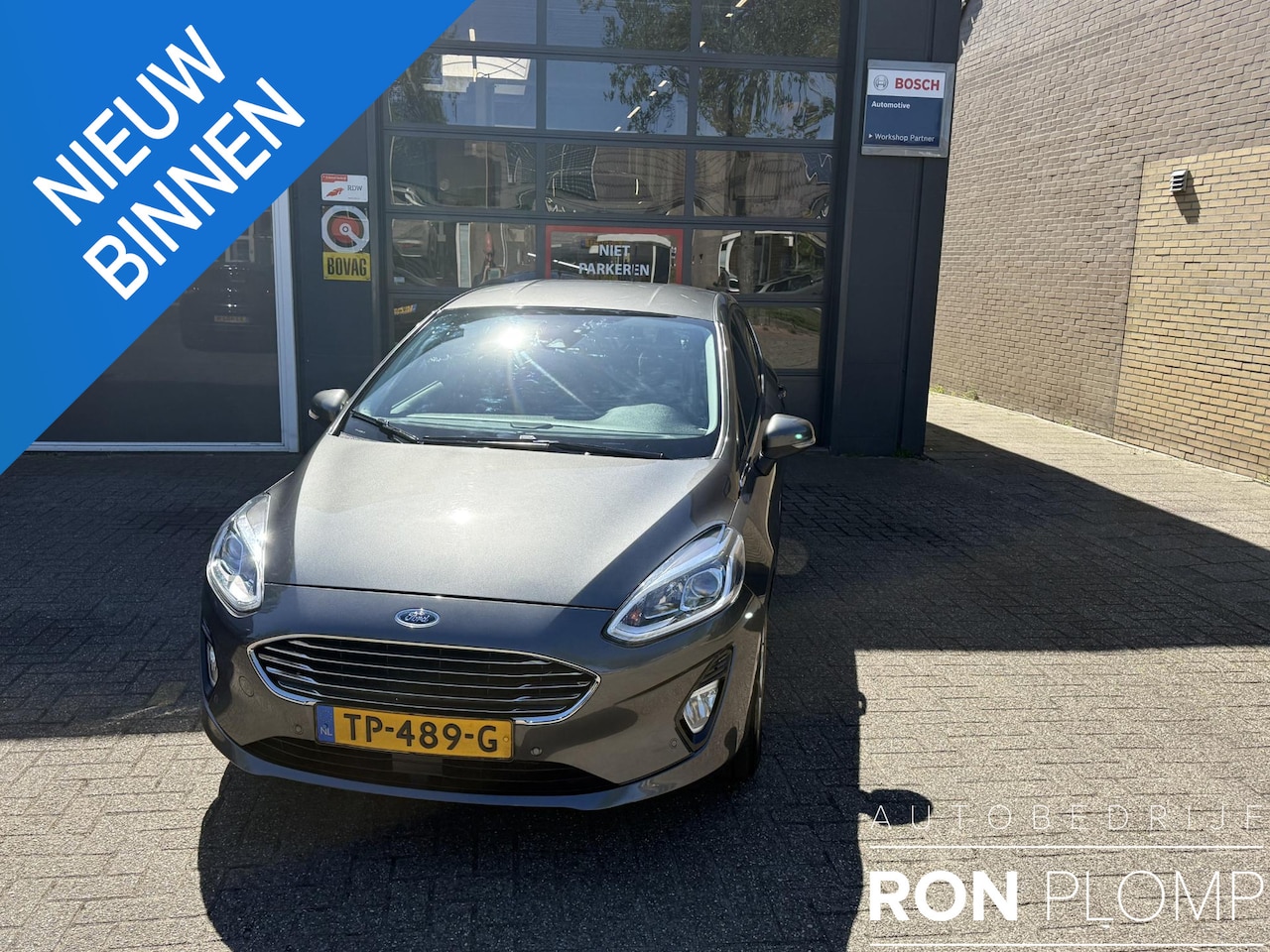 Ford Fiesta - 1.0 EcoBoost Titanium / Airco clima/ Navigatie/ Cruise/ Apple carplay/ LED/ LMV - AutoWereld.nl