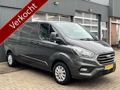 Ford Transit Custom - 320 2.0 TDCI L2H1 Limited Airco Cruise control 3-Persoons Stoelverwarming Telefoonverbindi