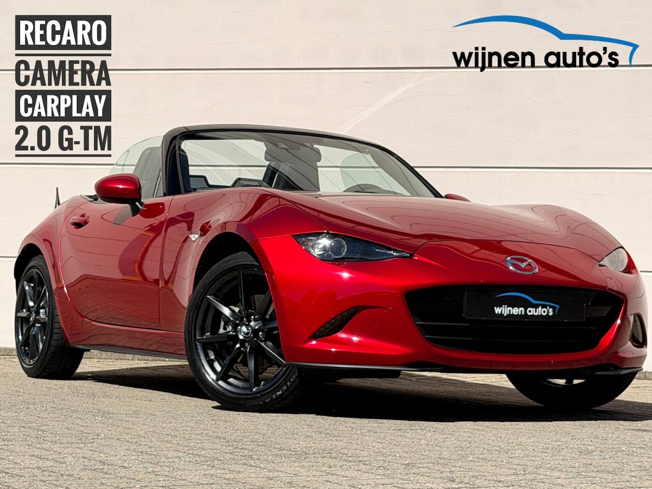 Mazda MX-5 - 2.0 GT-M/ Recaro/ Carplay/ Dealeronderh/ Camera - AutoWereld.nl