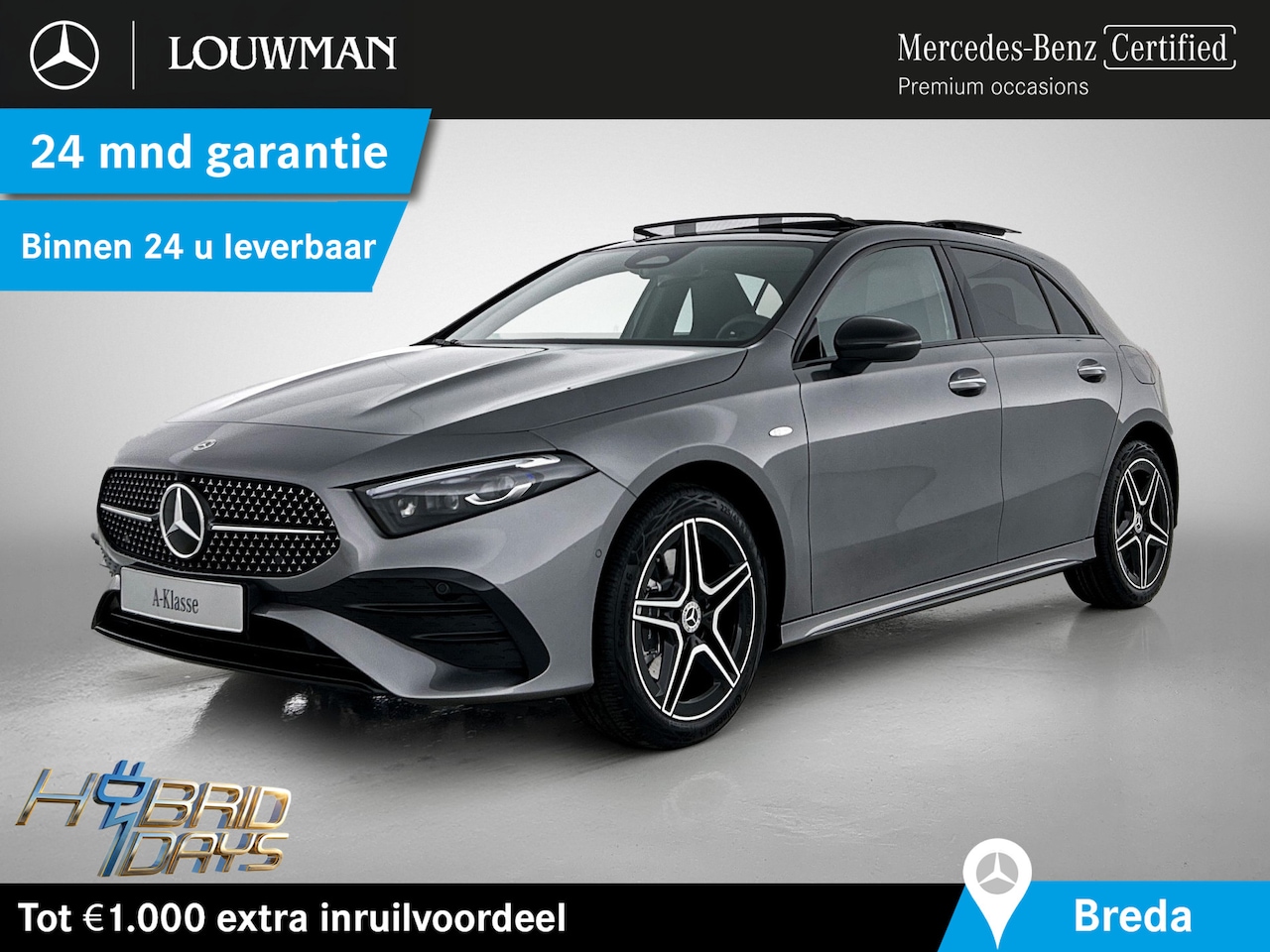 Mercedes-Benz A-klasse - 250 e Business Solution AMG | Nightpakket | Parkeerpakket met achteruitrijcamera | KEYLESS - AutoWereld.nl