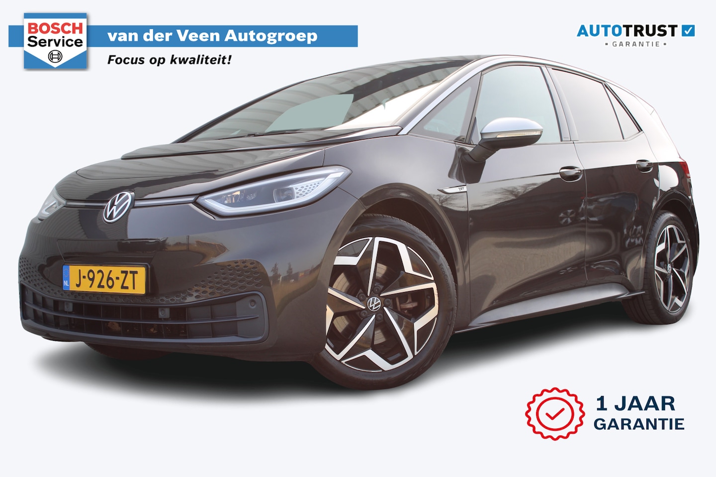Volkswagen ID.3 - First Plus 58 kWh | Incl. 12 maanden garantie | Adaptieve cruise control | Stoel/stuurverw - AutoWereld.nl