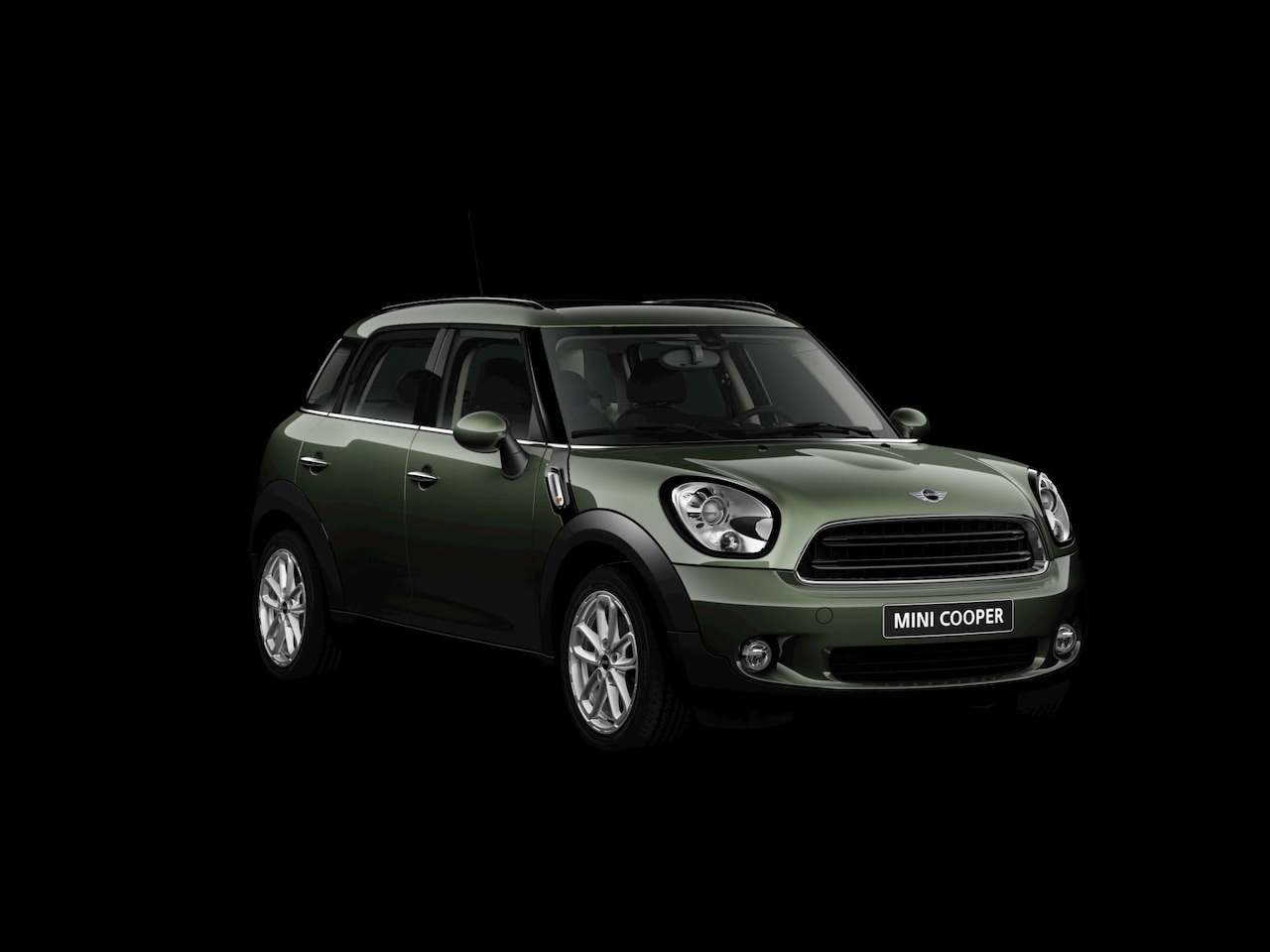 MINI Countryman - 1.6 Cooper Chili Aut. | Panorama | Xenon | Clima | PDC | 17"LM | Black Pack | Jungle Green - AutoWereld.nl