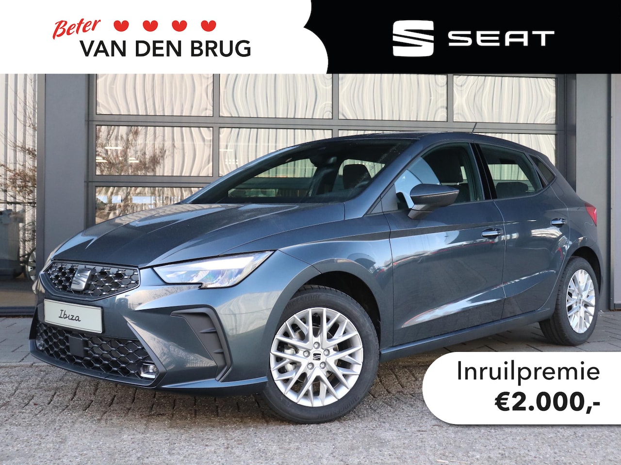 SEAT Ibiza - Style 1.0 70 kW / 95 pk EcoTSI Hatchback 5 deurs 5 | Cruise control | 15" lichtmetalen vel - AutoWereld.nl