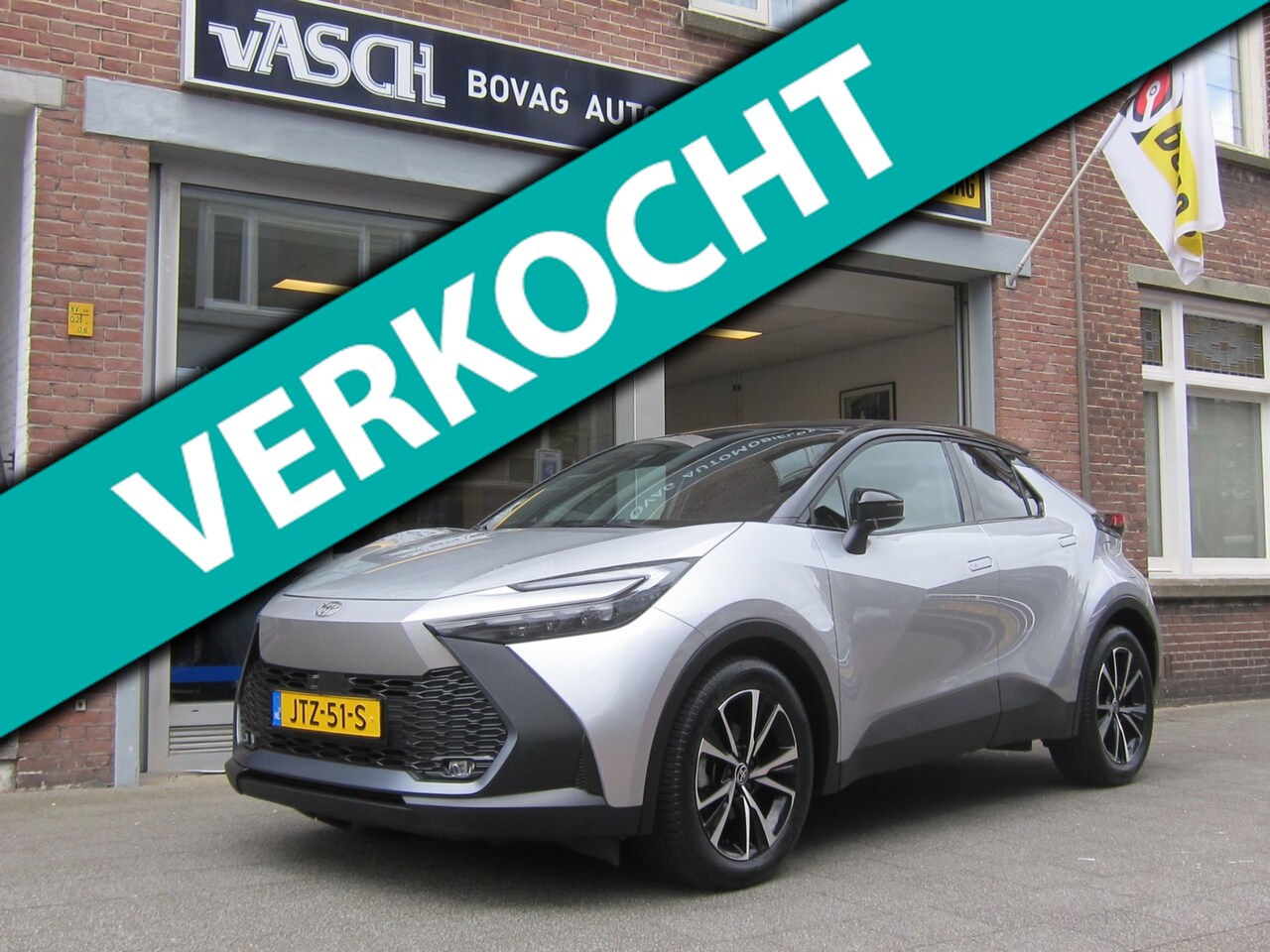 Toyota C-HR - 1.8 Hybrid 140 Dynamic Bi-Tone All In Prijs Bovaggarantie - AutoWereld.nl