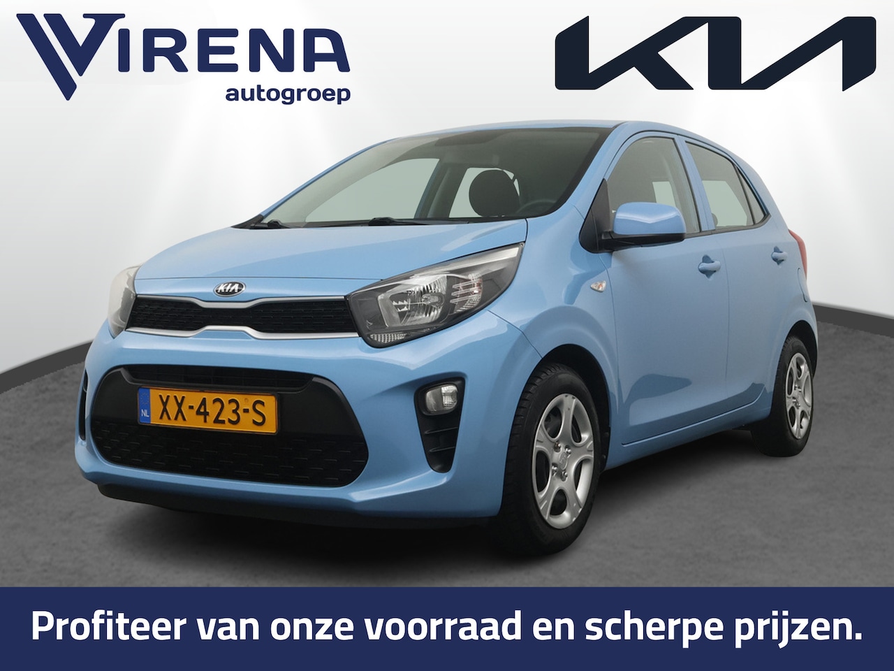Kia Picanto - 1.0 CVVT EconomyPlusLine - Airco - Radio - Virena Zekerheidspakket €895 - AutoWereld.nl