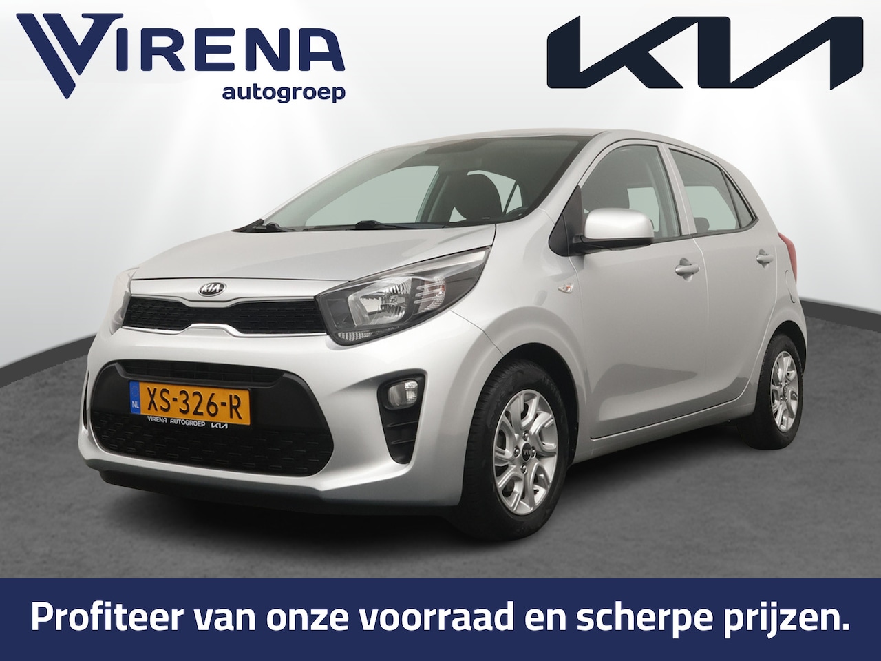 Kia Picanto - 1.2 CVVT DynamicLine Automaat! - Airco - Cruise Control - Apple/Android Carplay - Navigati - AutoWereld.nl