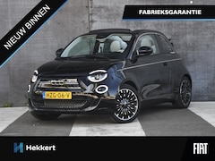 Fiat 500 C - La Prima 42 kWh 118pk Automaat ADAPT. CC | 17''LM | PDC + CAM. | DODE HOEK | LEDER | APPLE