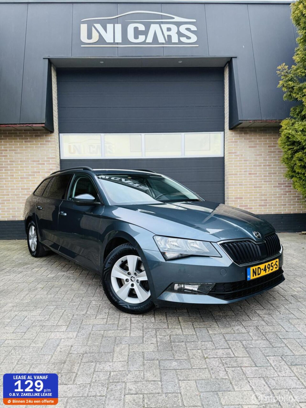 Skoda Superb Combi - 1.6 TDI Active Business|Navi|leer|2017 - AutoWereld.nl