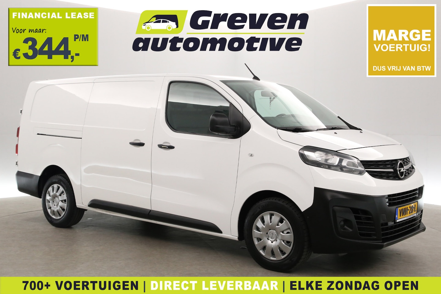 Opel Vivaro - 2.0 CDTI L3H1 | Marge | Airco | Cruise | 3 Zits | Trekhaak | Carplay | Parkeersens. - AutoWereld.nl