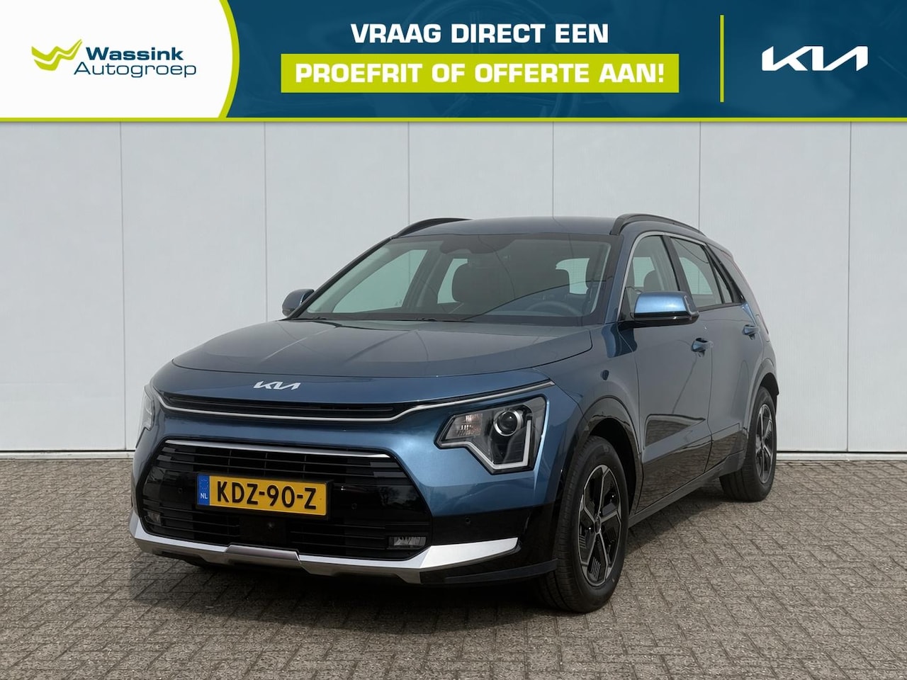 Kia Niro - 1.6 GDi Hybrid 141pk DCT6 DynamicLine | Camera achter | Carplay | Sensoren voor/achter | A - AutoWereld.nl