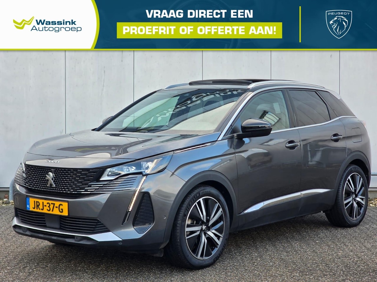 Peugeot 3008 - 1.6 HYbrid 225pk GT Automaat | Schuifdak | Alcantara | Navigatie | Parkeercamera - AutoWereld.nl