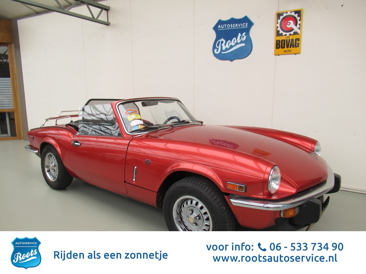 Triumph Spitfire - 1500 Soft Top NIEUWE CABRIO KAP*TECH-TOP*OLDTIMER ! - AutoWereld.nl