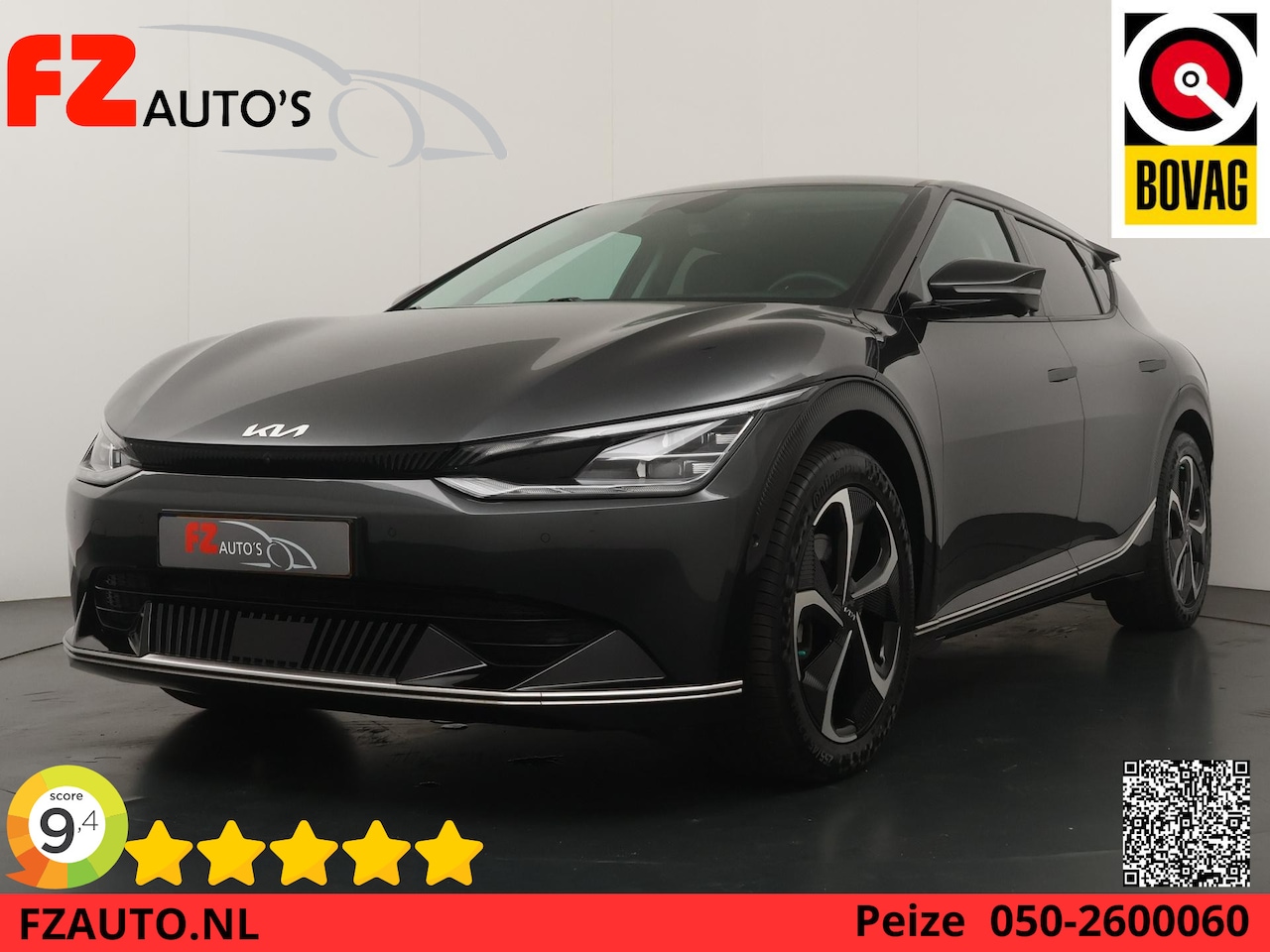 Kia EV6 - Plus AWD 77.4 kWh - SOH 92%- Navigatie - Stoelventilatie - Trekhaak - Warmtepomp - AutoWereld.nl