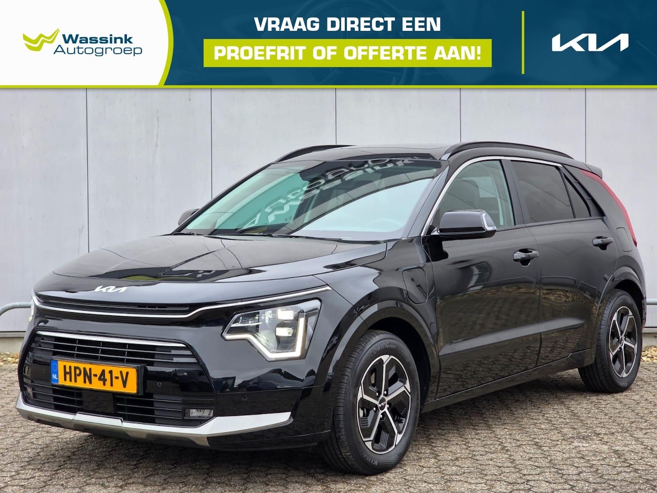 Kia Niro - 1.6 171pk Plug-in Hybrid DynamicPlusLine Automaat | Schuifdak | Leder | Navigatie - AutoWereld.nl