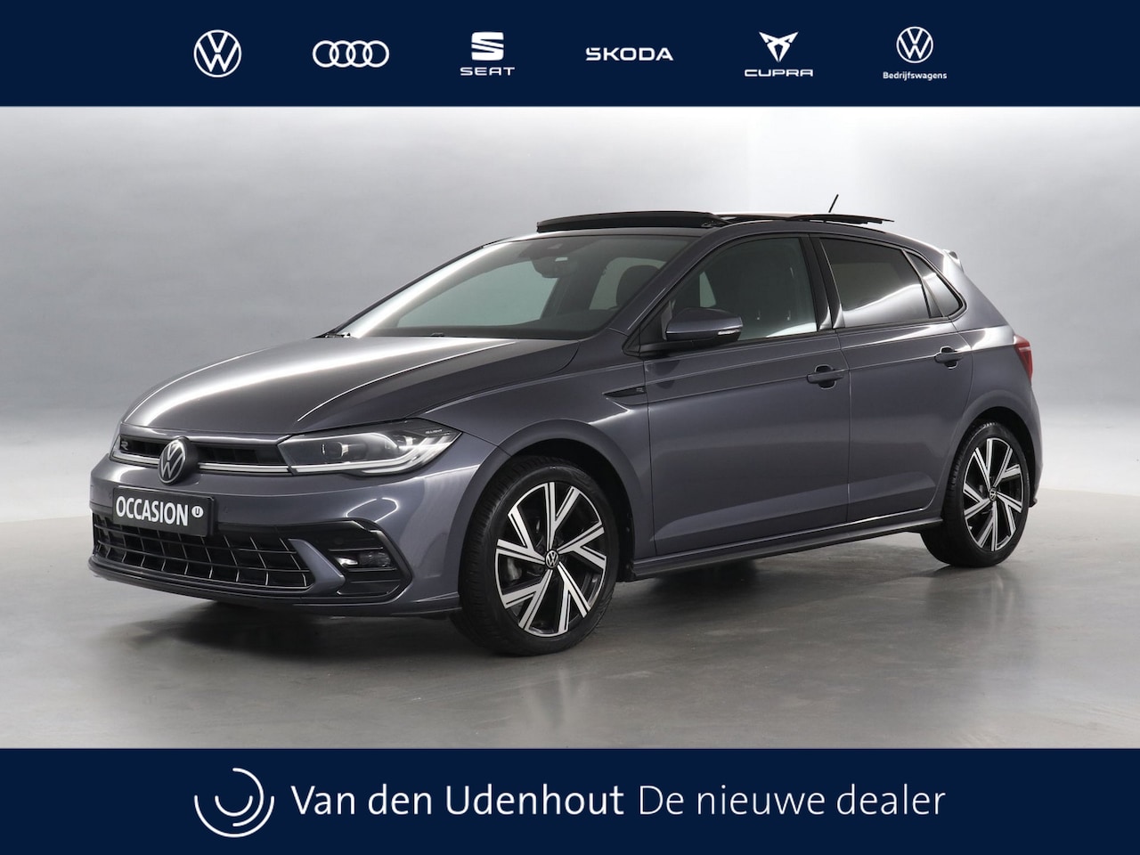 Volkswagen Polo - 1.0 TSI 95pk R-Line Business DSG / Navigatie / Panoramadak / Stoelverwarming - AutoWereld.nl