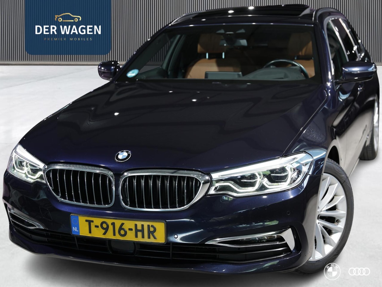 BMW 5-serie - 520d HIGH EXECUTIVE / PANODAK / ACC / HARMANKARDON / HEADUP / MEMORY / 18" - AutoWereld.nl