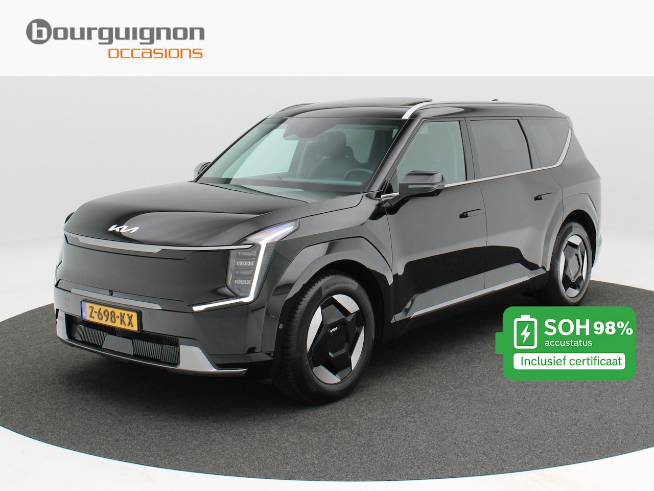 Kia EV9 - Plus 99.8 kWh 276 Pk 7-Persoons | Trekhaak | 360° Camera | Panoramadak | Stoelverwarming & - AutoWereld.nl