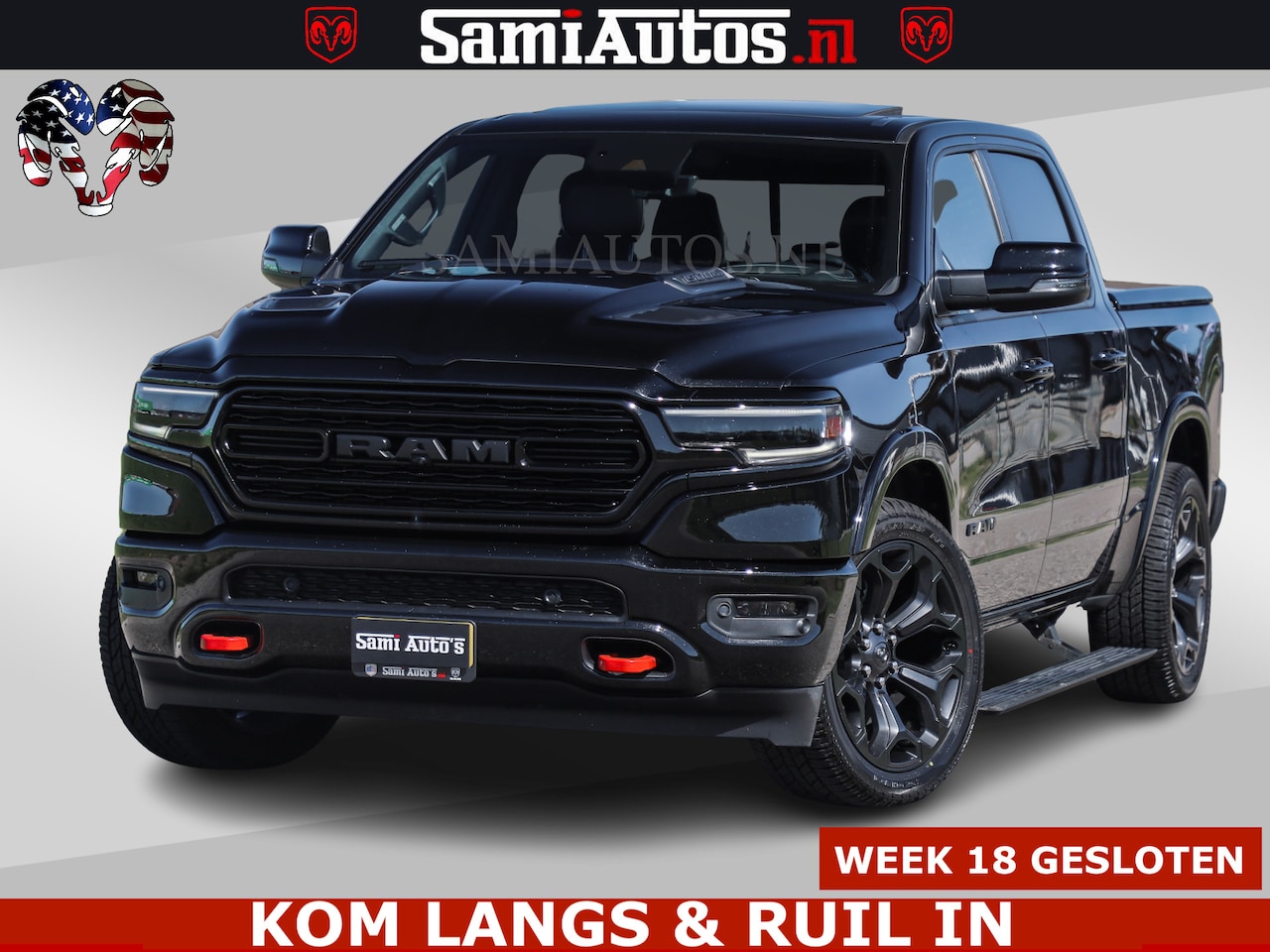 Dodge Ram Pick Up - BLACK OPS LIMITED 5.7 V8 4x4 | HUD | LUCHTVERING | BOM VOL | CREW CAB | DUBBELE CABINE | 5 - AutoWereld.nl