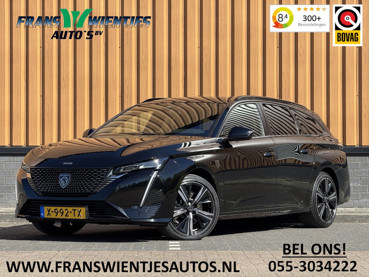 Peugeot 308 SW - 1.6 Plug-in Hybrid 225 GT | Apple Carplay | Android Auto | 360° Camera | Adaptieve Cruise - AutoWereld.nl