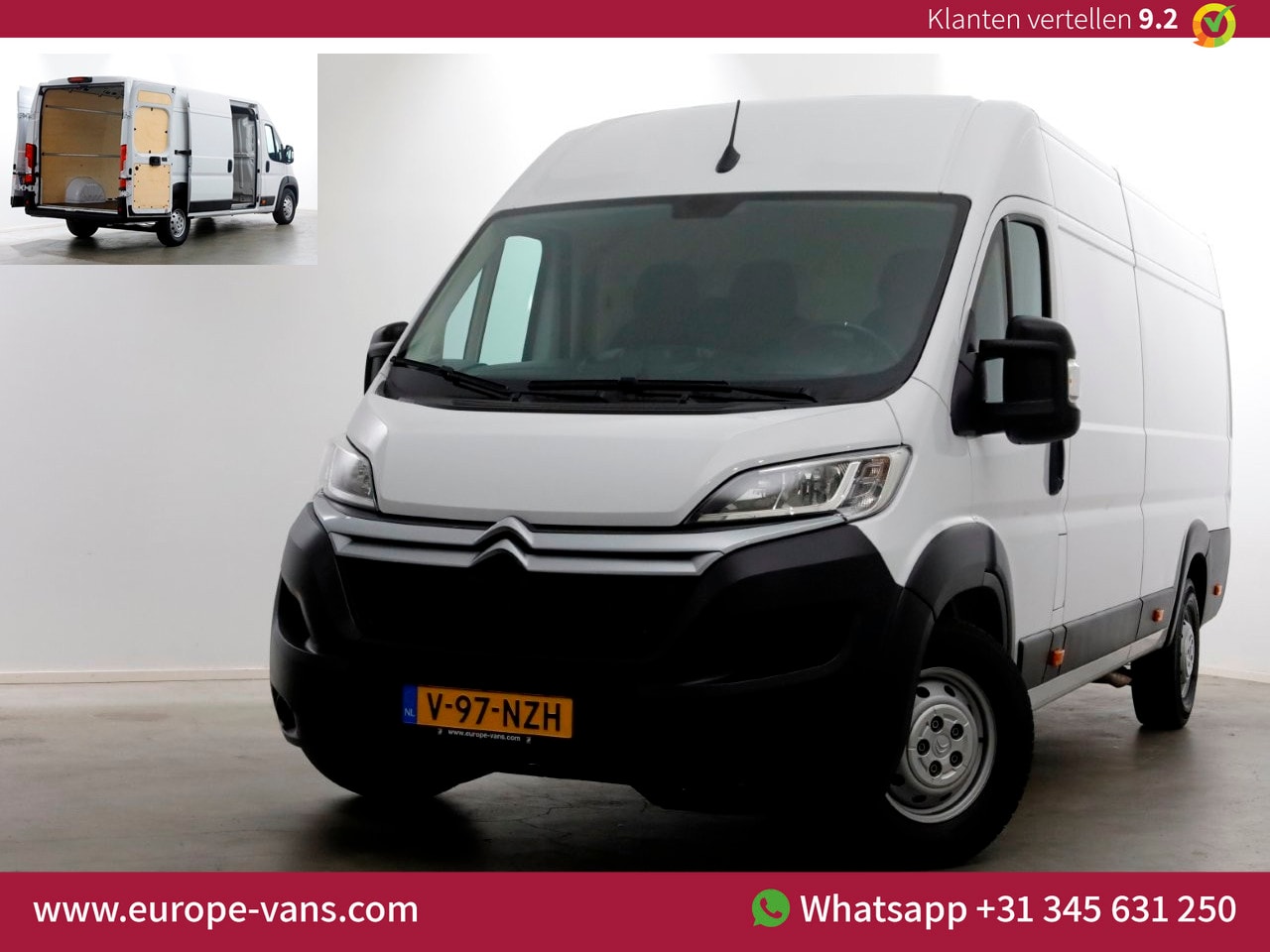 Citroën Jumper - 2.2 BlueHDi 165pk L4H2 Airco/Navi/Camera 06-2024 - AutoWereld.nl