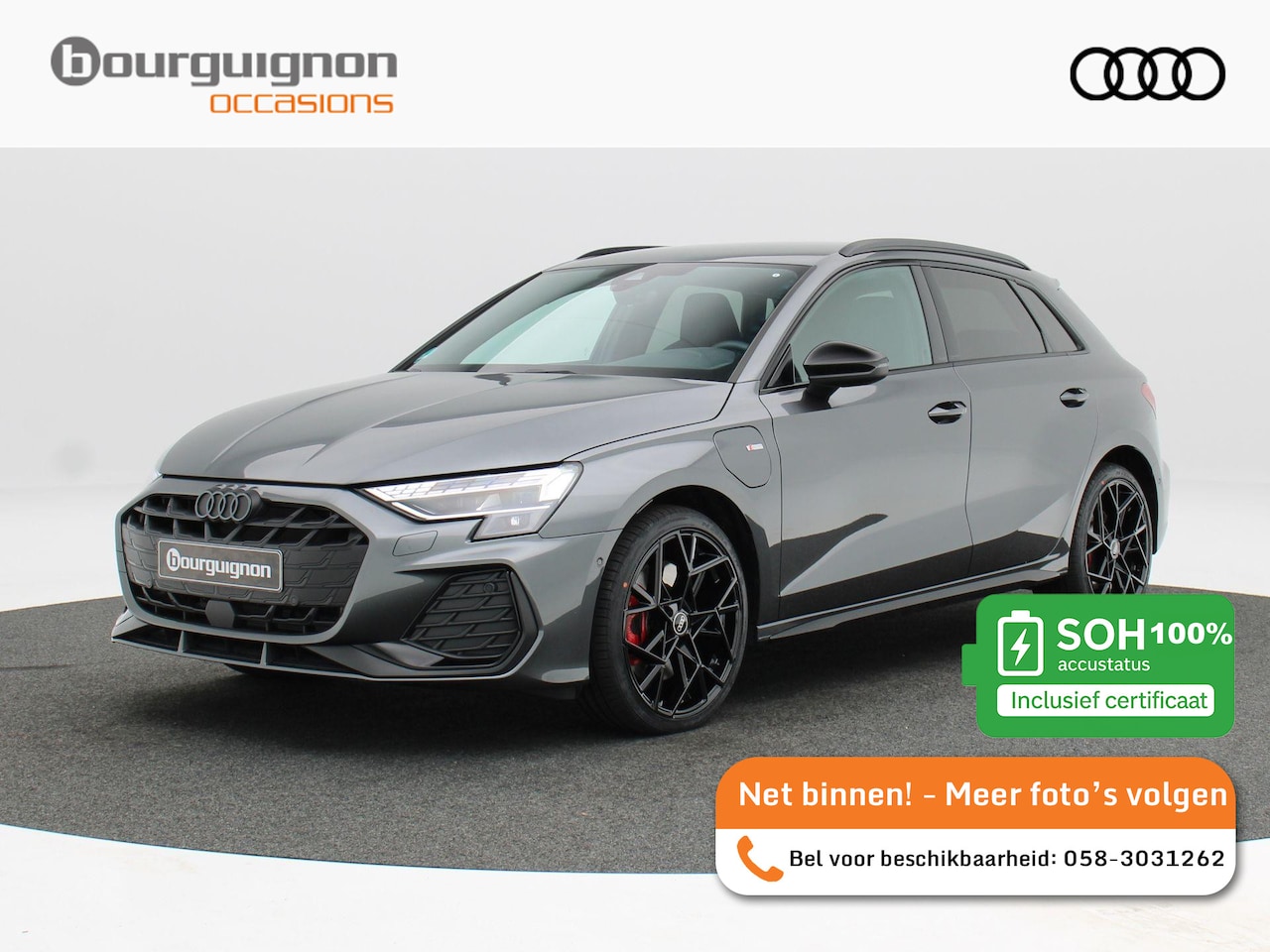 Audi A3 Sportback - 45 TFSi e 272 Pk S-Line Competition | Stoelverwarming | Trekhaak | Camera | Adaptive Cruis - AutoWereld.nl