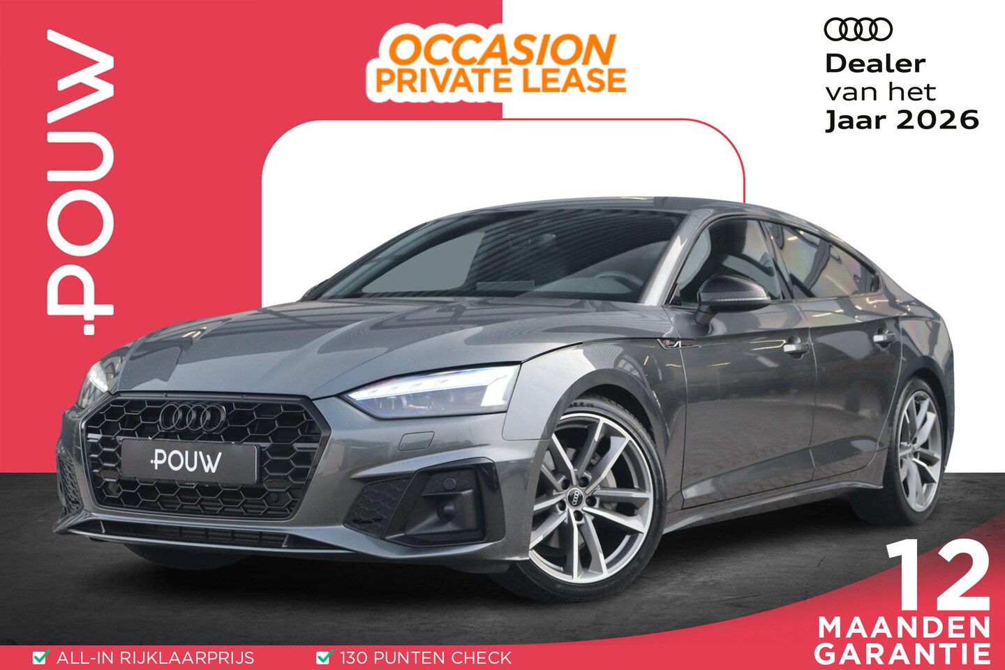 Audi A5 Sportback - 40 TFSI 204pk S-tronic S Edition | Achteruitrijcamera | Side Assist | Matrix LED | Elektr. - AutoWereld.nl