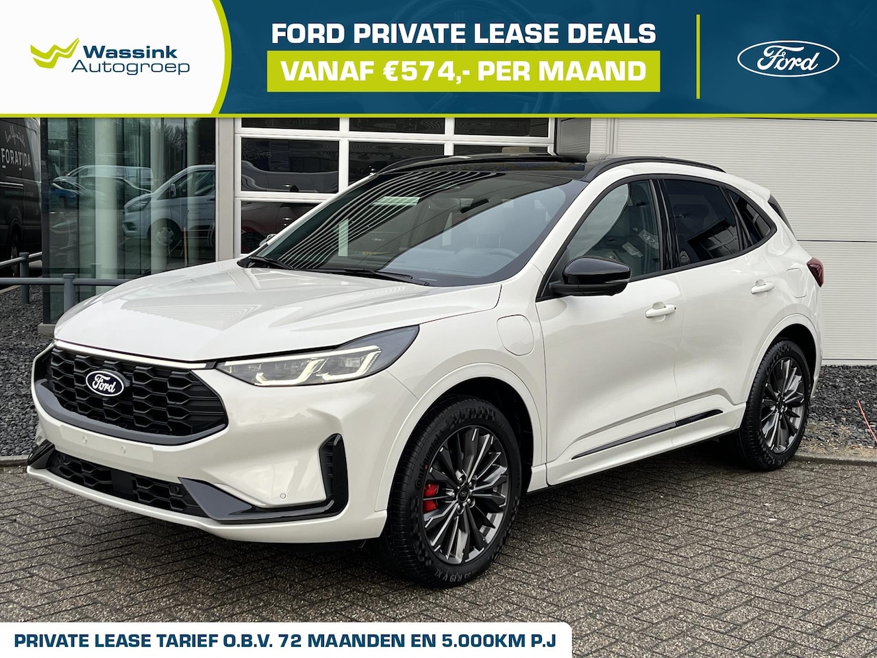 Ford Kuga - 2.5 PHEV 243pk e-CVT Sound Edition | Wegklapbare trekhaak | 19 inch lichtmetalen velgen | - AutoWereld.nl