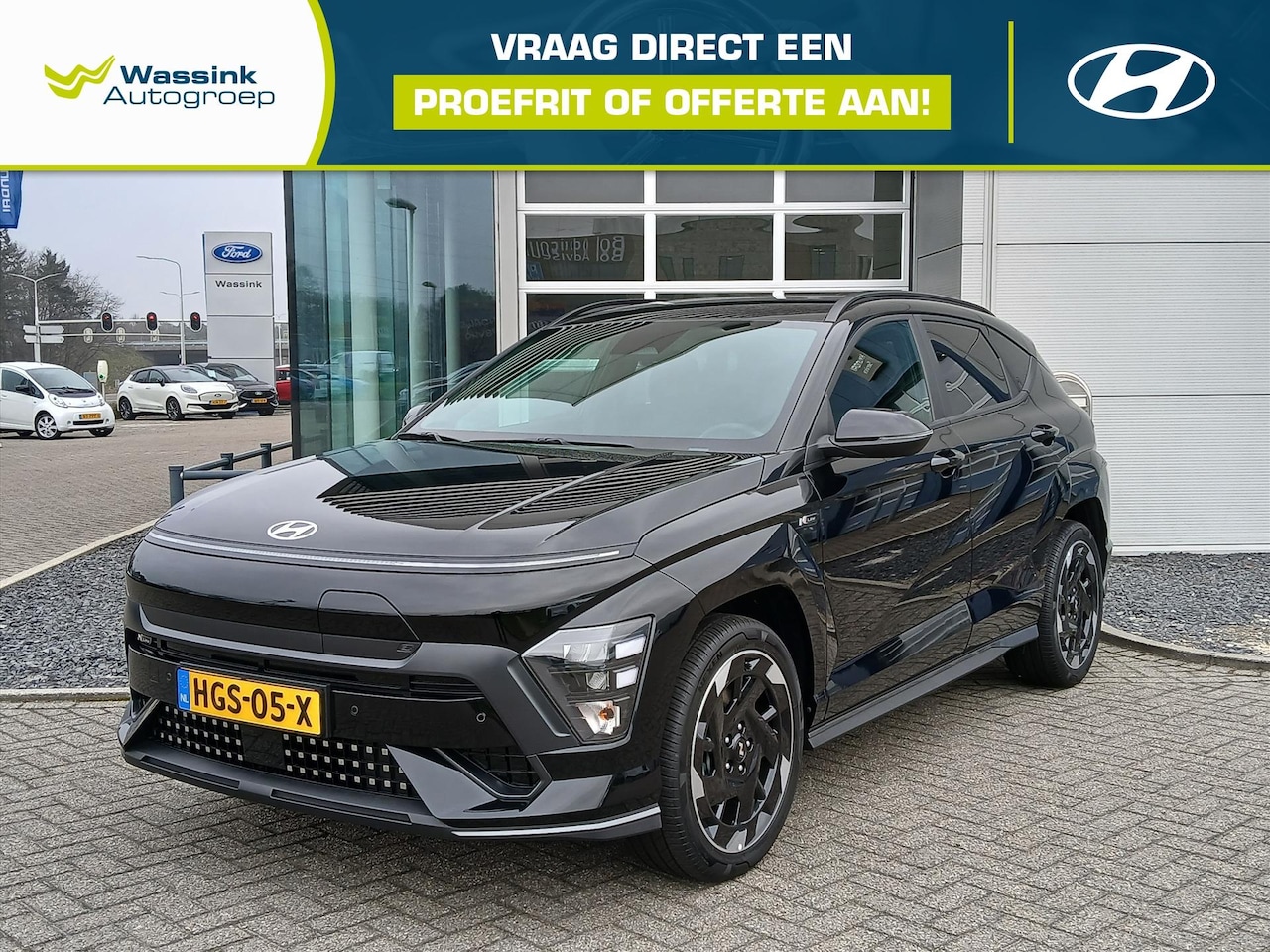 Hyundai Kona - New 65,4 kWh 217pk N Line Edition | Navigatie | 19' inch | nieuwprijs van zo'n € 43.000, | - AutoWereld.nl