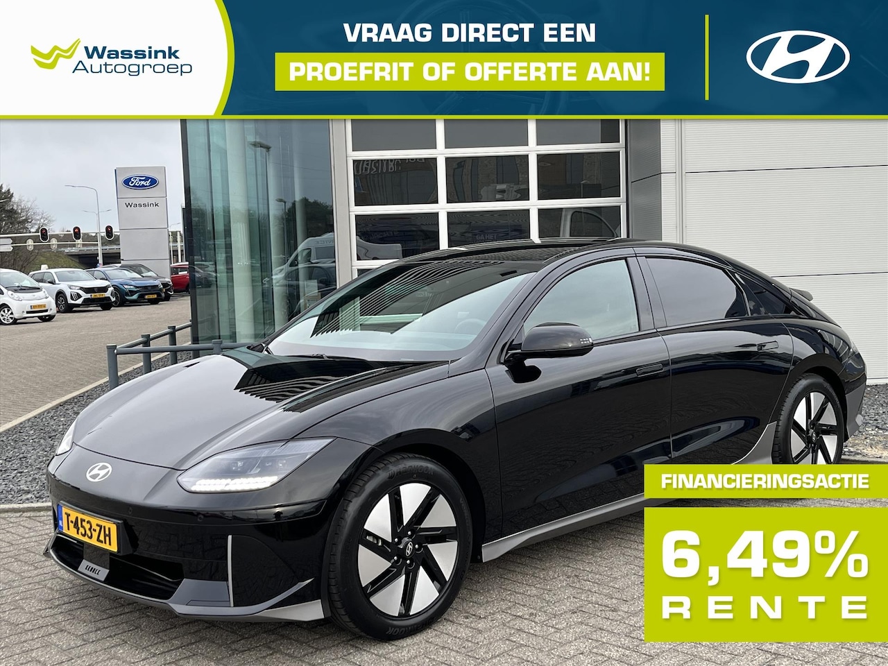 Hyundai IONIQ 6 - 77,4 kWh 229pk RWD Connect | Navigatie | 18-inch lichtmetalen velgen | - AutoWereld.nl
