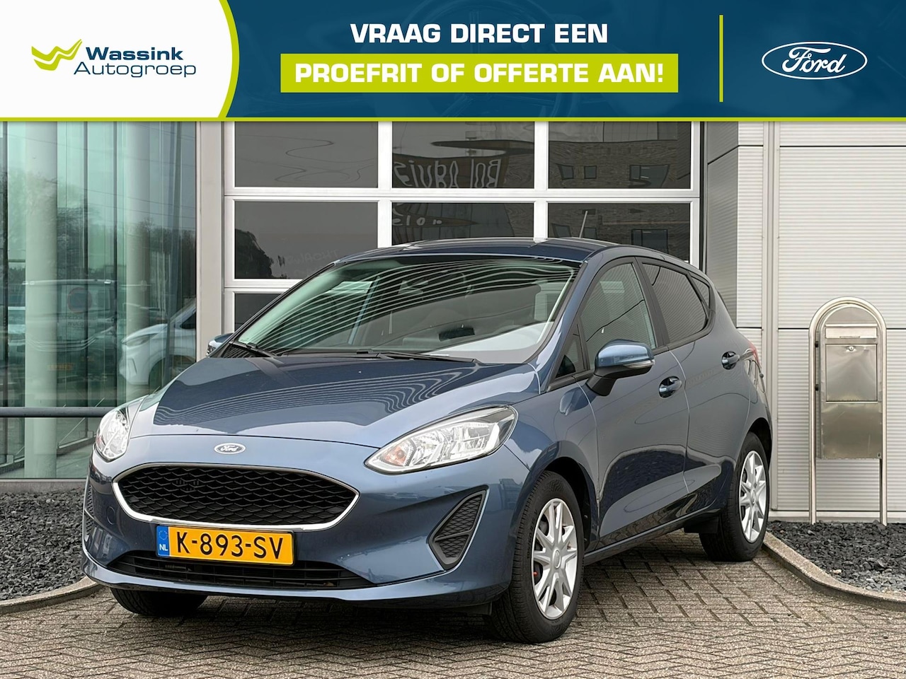 Ford Fiesta - 1.0 EcoBoost 95pk 5dr Connected I NL Auto I Carplay I Cruise Control I - AutoWereld.nl