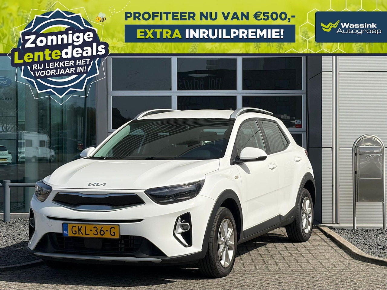 Kia Stonic - 1.0 T-GDi MHEV 100pk DynamicLine | LENTEDEALS | Climatronic | Navigatie | Camera | - AutoWereld.nl