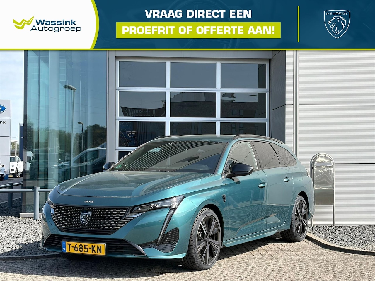 Peugeot 308 SW - 1.6 HYbrid 180pk e-EAT8 GT | Stoelverwarming | Navigatie | Elektrische achterklep | Pianol - AutoWereld.nl