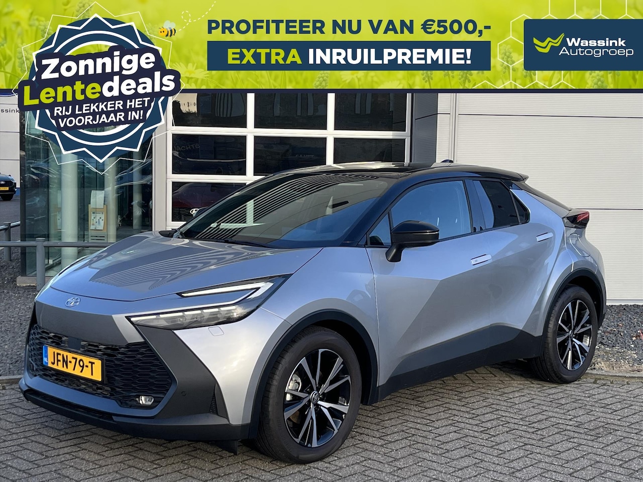 Toyota C-HR - 1.8 Hybrid 140pk CVT Automaat Business Plus Groot Navigatie | LENTEDEALS |Camera | Dodehoe - AutoWereld.nl