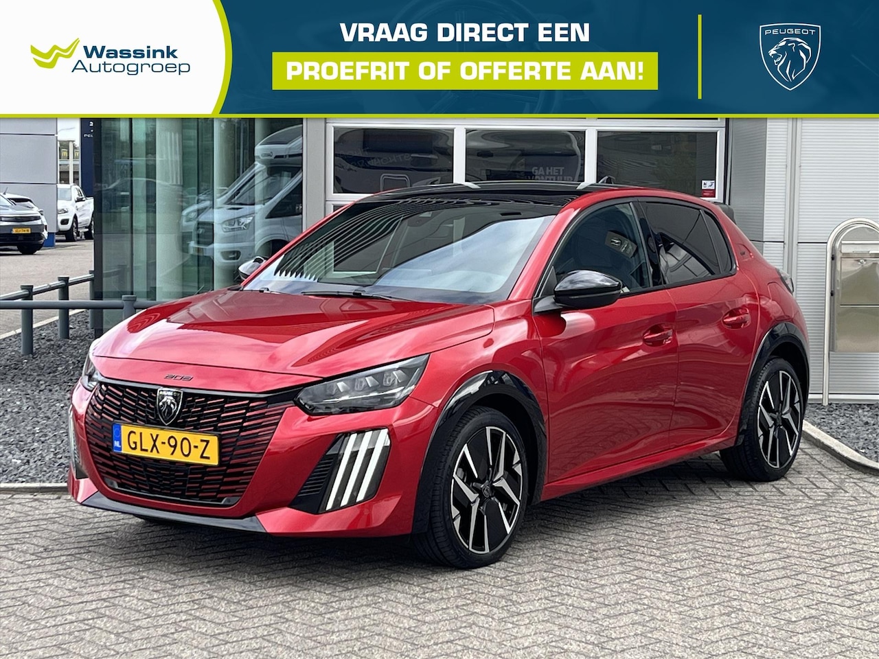 Peugeot 208 - 1.2 Hybrid Automaat GT I Panormadak I Navigatie - AutoWereld.nl
